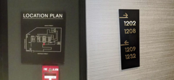 Commercial Wayfinding / Directional Signage